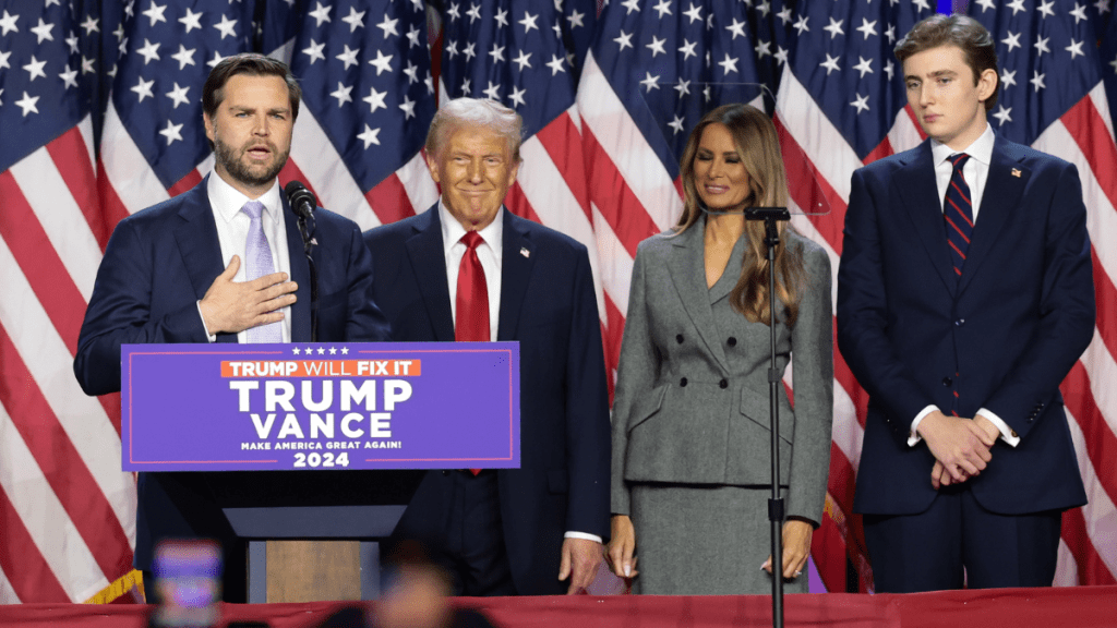 Donald Trump Beat JD Vance to His Baby's First Public Photo