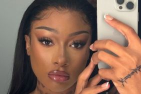 Megan Thee Stallion's Sheer Top & Undone Micro Shorts Give a Peek at Her Bikini
