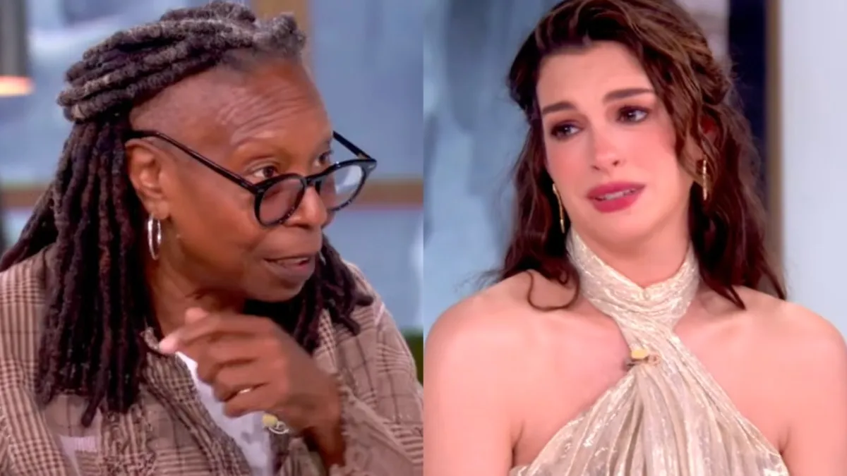 âNo, donât!â: Anne Hathaway Breaks Down in Tears After What Whoopi Goldberg Said