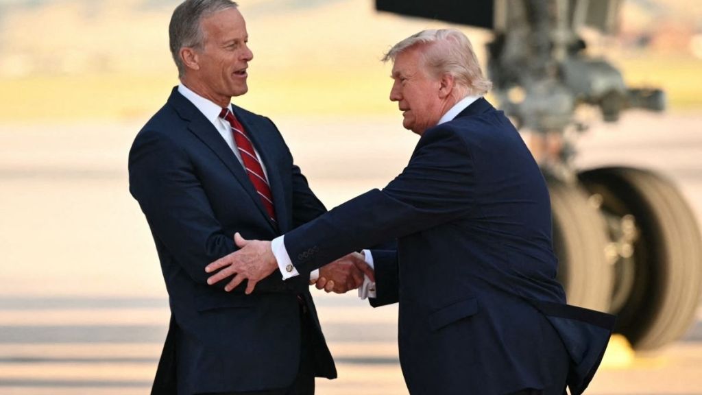Donald Trump’s Feud With John Thune Bursts Into the Open