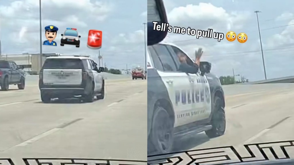 Driver Signaled Police Pull Up Cops Want Something Else Dallas Texas