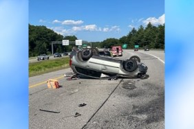 Man Distracted Dog Ejected Car Crash New Hampshire