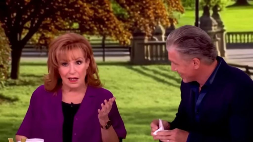 Joy Behar Shocks The View by Giving Married Anson Mount a Long Kiss on the Lips
