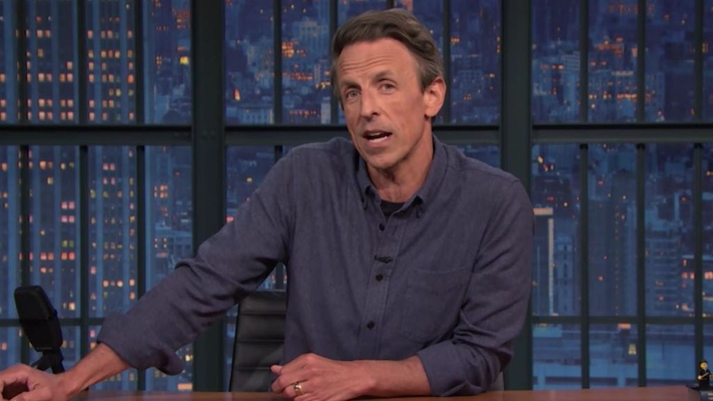 Seth Meyers Turns Donald Trump’s Heckler Into His Personal Wake-Up Alarm