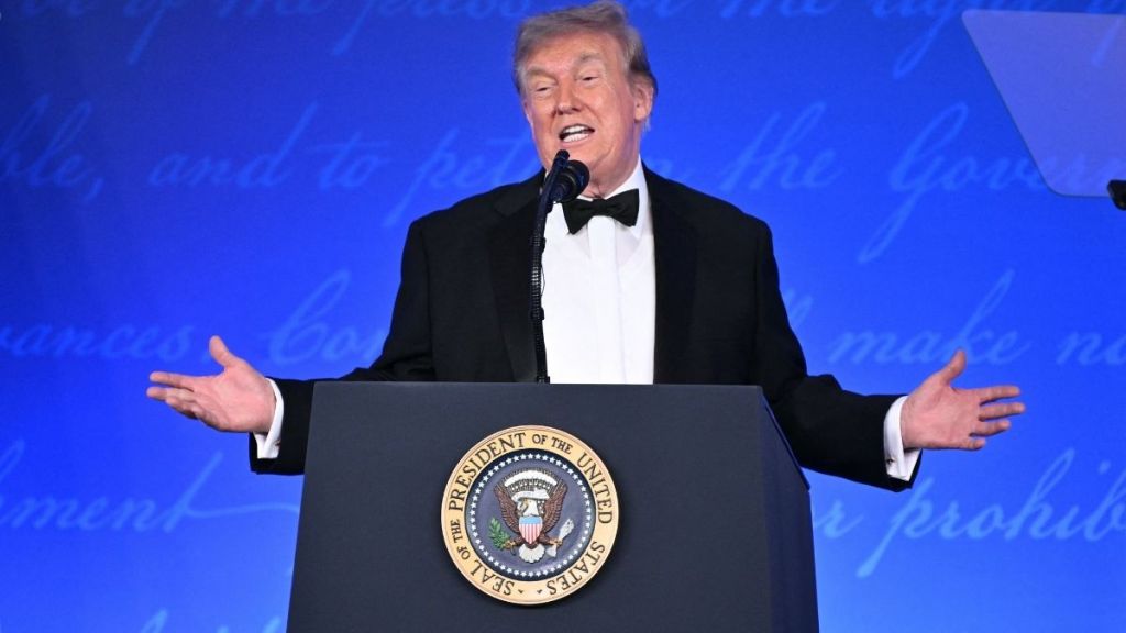Donald Trump Makes Eyebrow Raising Joke About Kaitlan Collins With Trans Actress Comparison