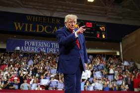 An attendee unexpectedly became part of Donald Trump’s Georgia speech.
