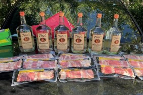 Woman Thief Caught Stealing Bacon Vodka California