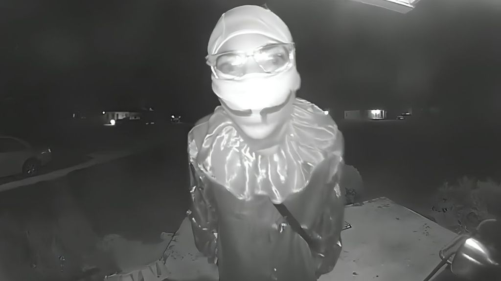 Clown Costume Teenager Fatal Stabbing Arrest Elderly Man Ring Camera Illinois