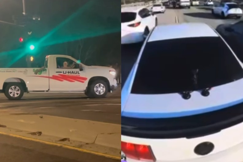 Teenage Driver 18-Year-Old Arrest Damage Streets Police Social Media San Diego U-Haul Truck Joshua David Ruiz