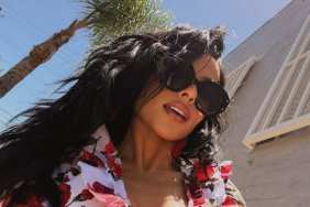 Becky G Flaunts Her Moves in Red-Hot Cheeky Micro Shorts at Concert
