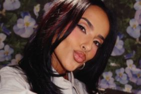 Becky G's Cheeky Micro Shorts Ride High on Her Thighs for Concert