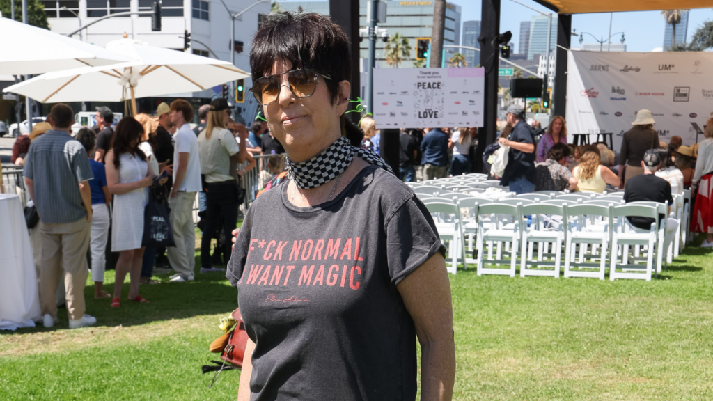 Diane Warren amid news that her foundation helped rescue and adopt runaway pig Wilbur