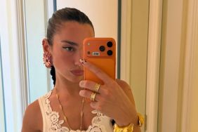Dua Lipa’s Lacy Bralette Does Its Thing in All-Baring Cutout Dress