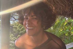 Halle Berry Keeps It Cheeky in Barely-There Plunging Swimsuit