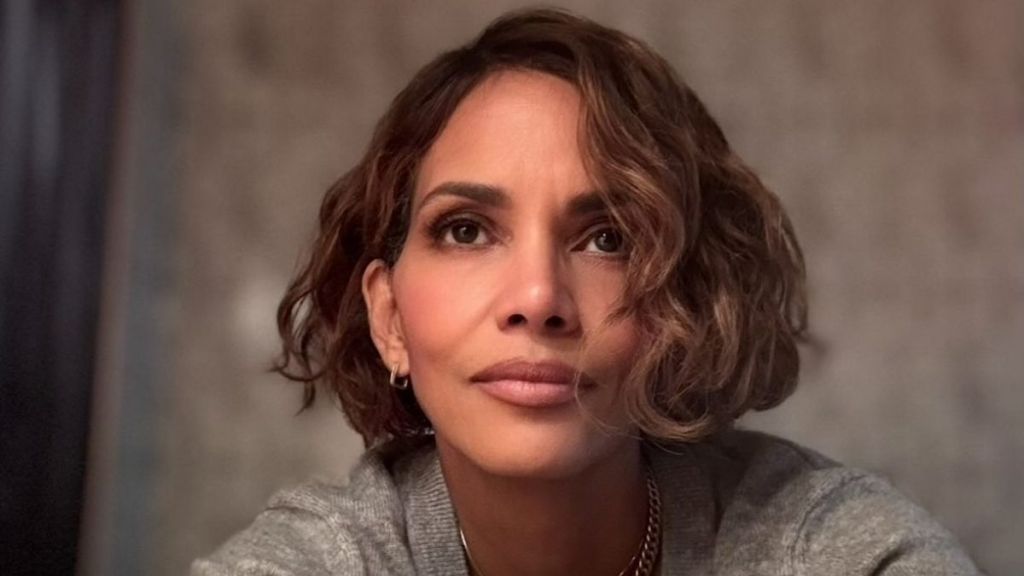 Halle Berry Lets the Sun Kiss Her Curves in Racy Lingerie in Bed