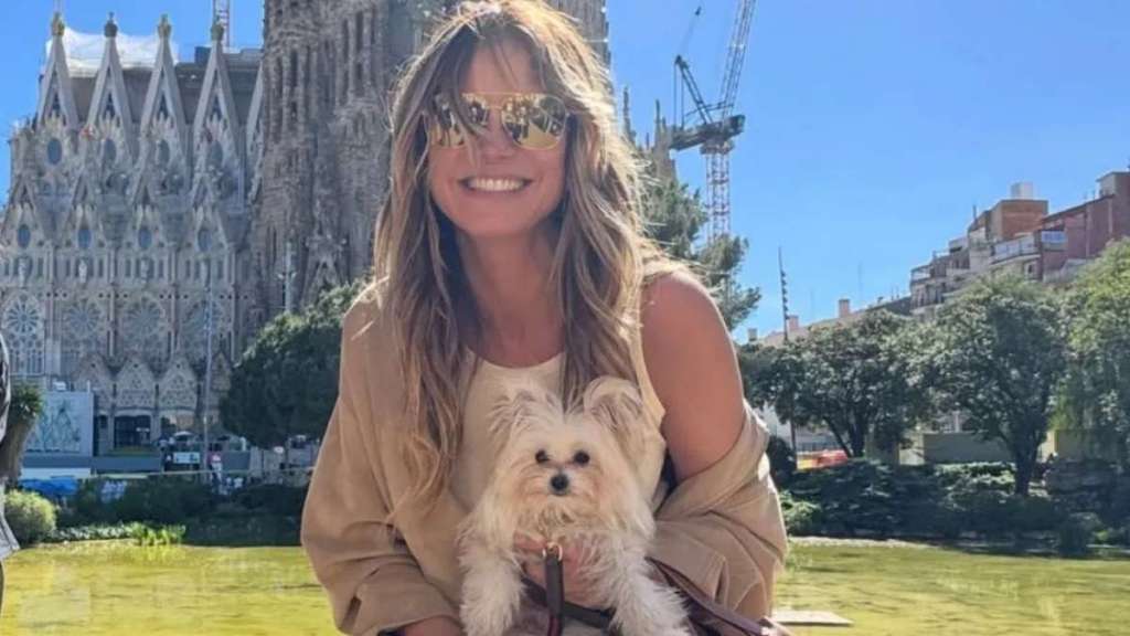 Heidi Klum’s Plunging Micro Minidress Dips Low for ‘Project Runway'
