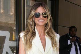 Heidi Klum Gets Cheeky in Skimpy Animal-Print String Bikini