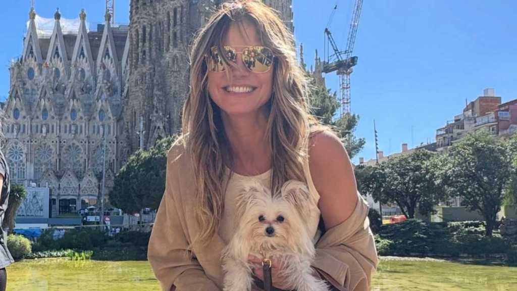 Heidi Klum Leaves Little Hidden in a Corset That Barely Conceals