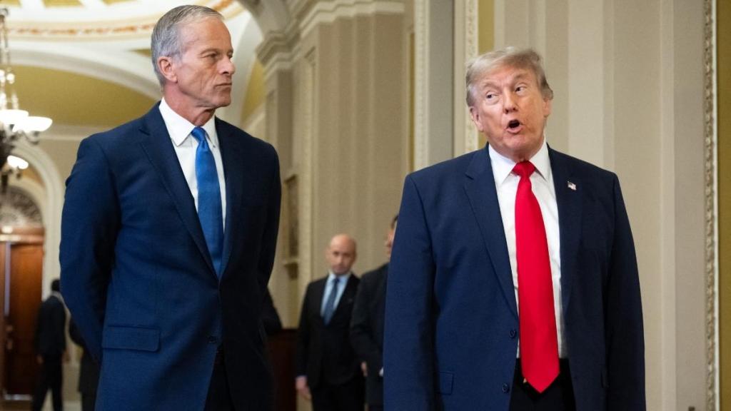 Donald Trump's Fight With John Thune Is Getting Awkward at the Worst Possible Time