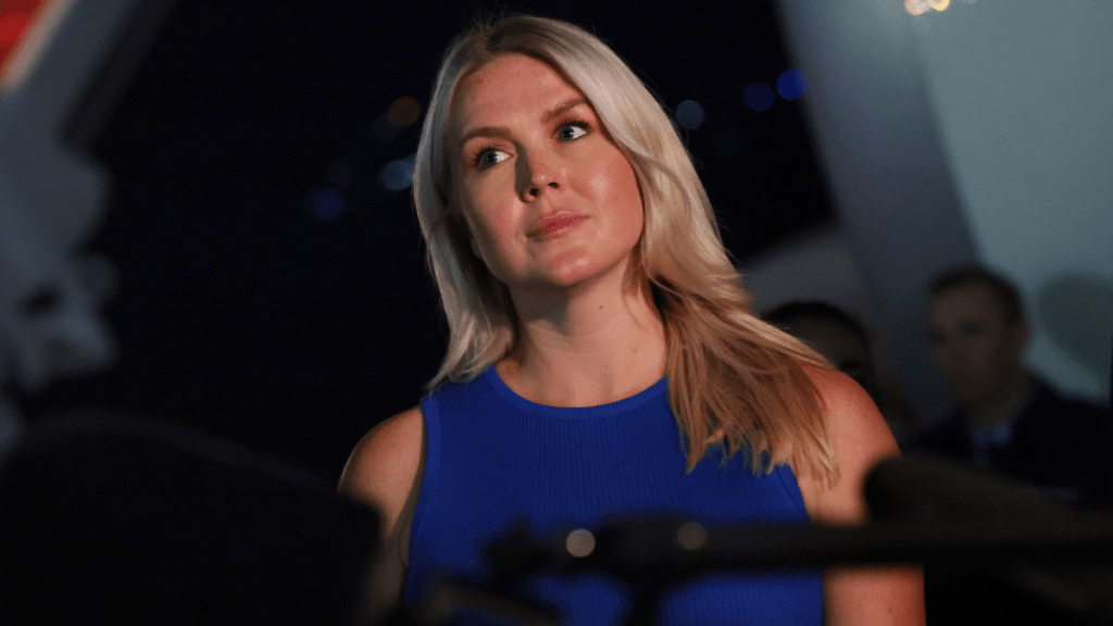 Karoline Leavitt discusses her departure from the White House after returning from maternity leave