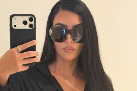 Kim Kardashian Puts Her Curves on Full Display in a Dangerously Plunging Dress