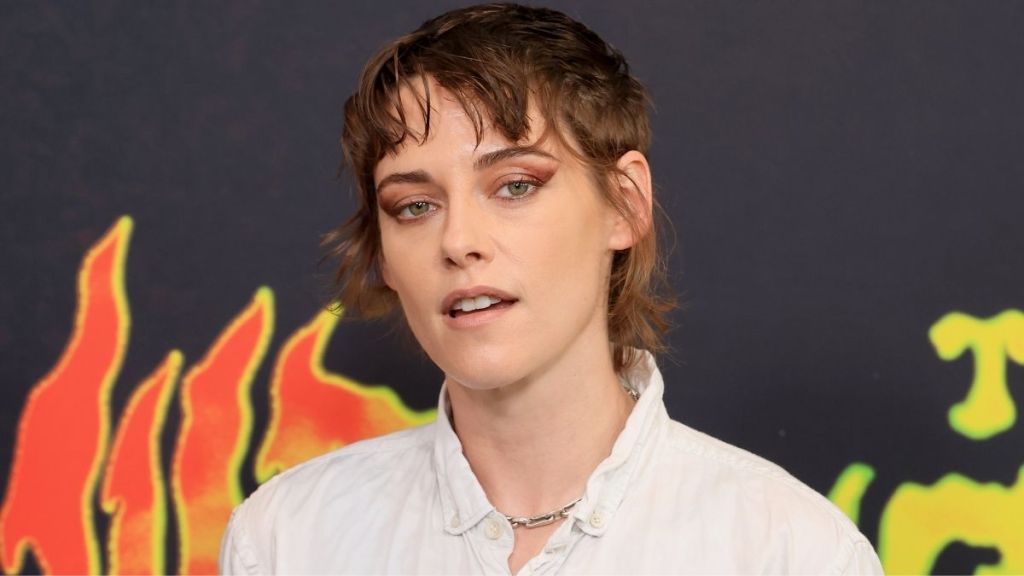 Kristen Stewart Almost Bares It All, Goes Braless Under Unbuttoned Shirt