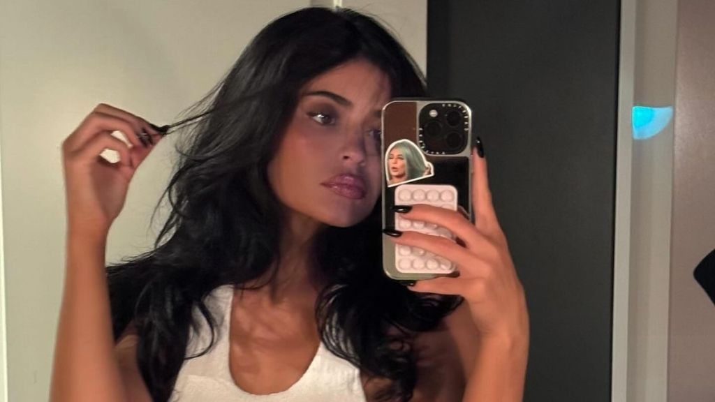 Kylie Jenner's Completely See-Through Dress Dips Incredibly Low for Khy