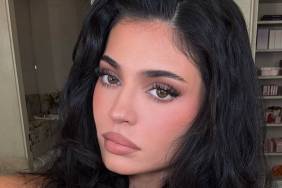 Kylie Jenner Nearly Spills Out of a Dress That Plunges Straight to Her Waist