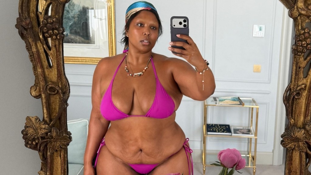 Lizzo's High-Cut Swimsuit Sets Pulses Racing With Endlessly Racy Cutouts