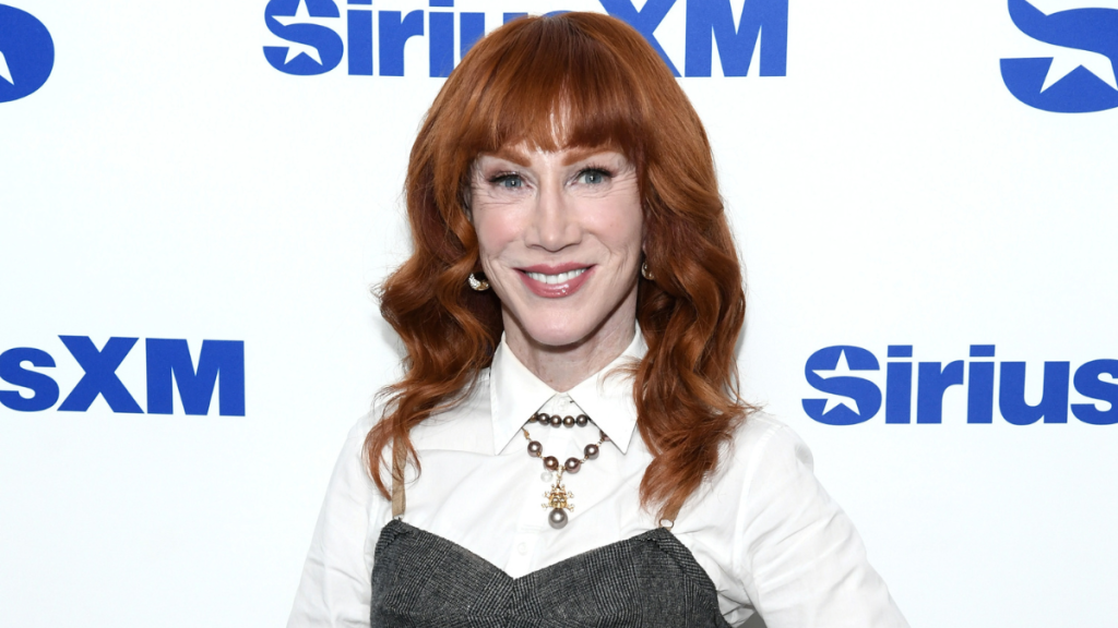 Kathy Griffin amid her comments about Rosie O’Donnell’s Jimmy Kimmel Live! guest-hosting week