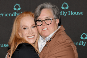 Kathy Griffin amid her comments about not being invited to Rosie O’Donnell’s Jimmy Kimmel Live! guest-hosting week