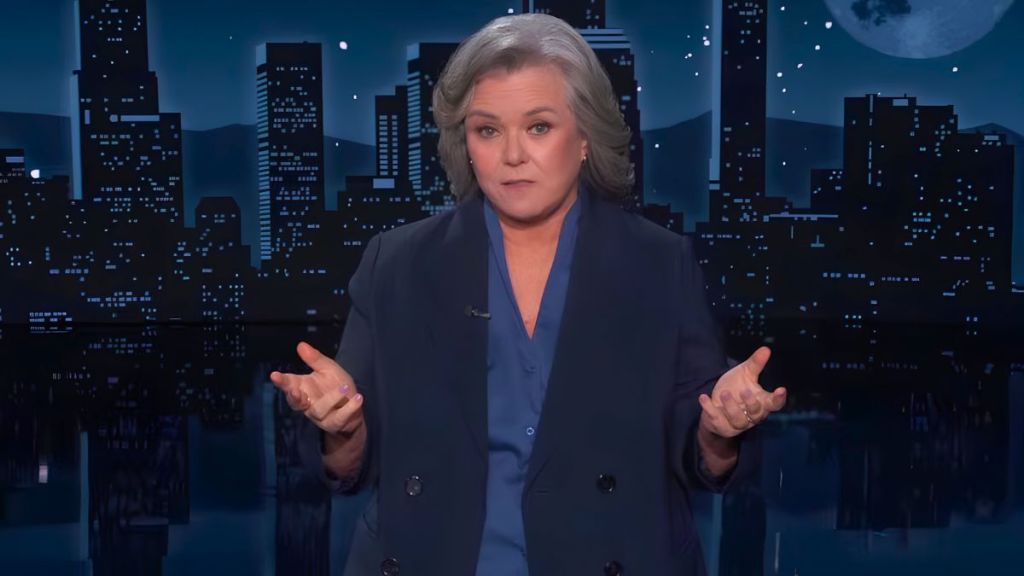 'I Couldn't Have Done It Without You': Rosie O'Donnell Thanks Donald Trump in Jimmy Kimmel Live Monologue