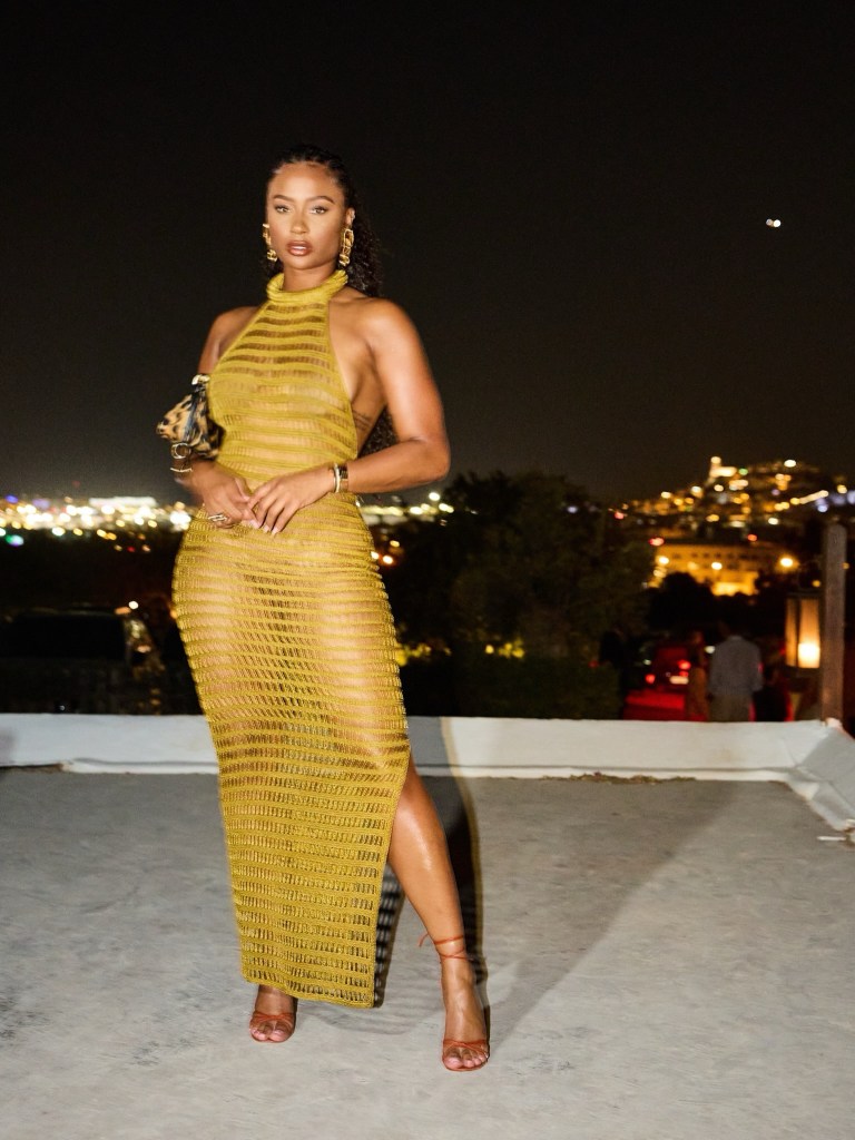 Travis Kelce’s Ex’s Sheer Dress Gets Riskier With Every Inch During Her Daring Pose