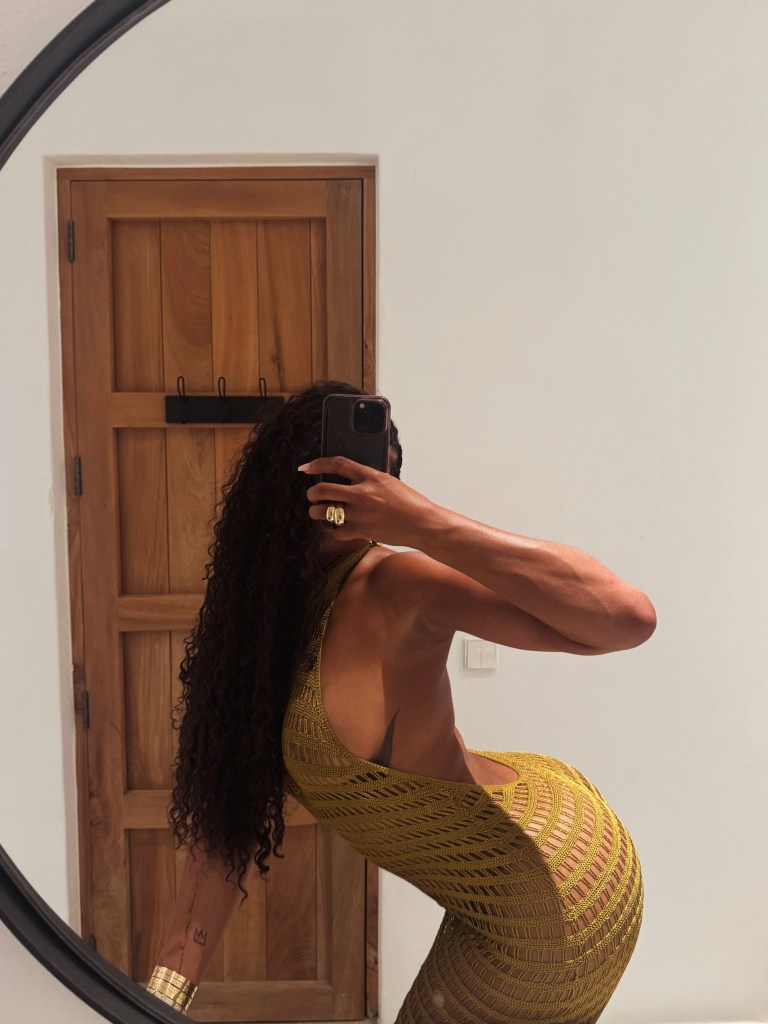 Travis Kelce’s Ex’s Sheer Dress Gets Riskier With Every Inch During Her Daring Pose