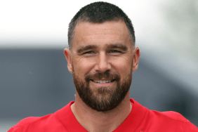 Travis Kelce at Kansas City Chiefs training camp following Eric Bieniemy’s return