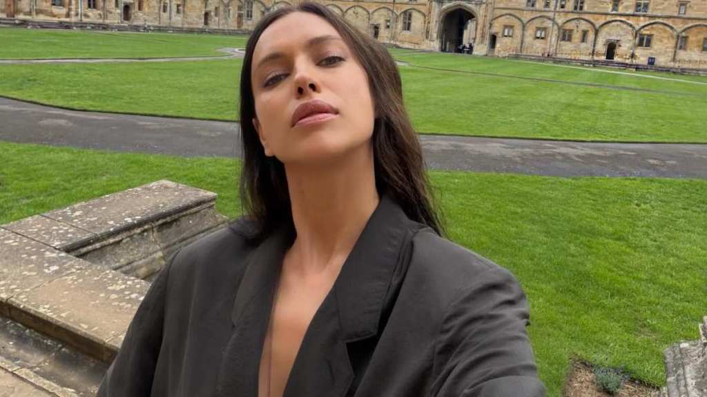 Irina Shayk’s Thong Shows Through a Completely Sheer Look That Leaves Very Little Covered