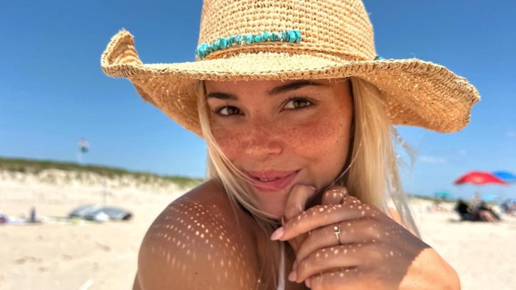 Livvy Dunne Nails a Handstand in a Red-Hot Tiny Bikini at a Wild Location