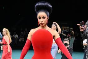 Cardi B Twerks in Cheeky Lace-up Pants & Wildly Plunging Top at NYC Party