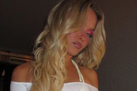 Zara Larsson’s Braless Sheer White Top Puts Her Body on Full Display