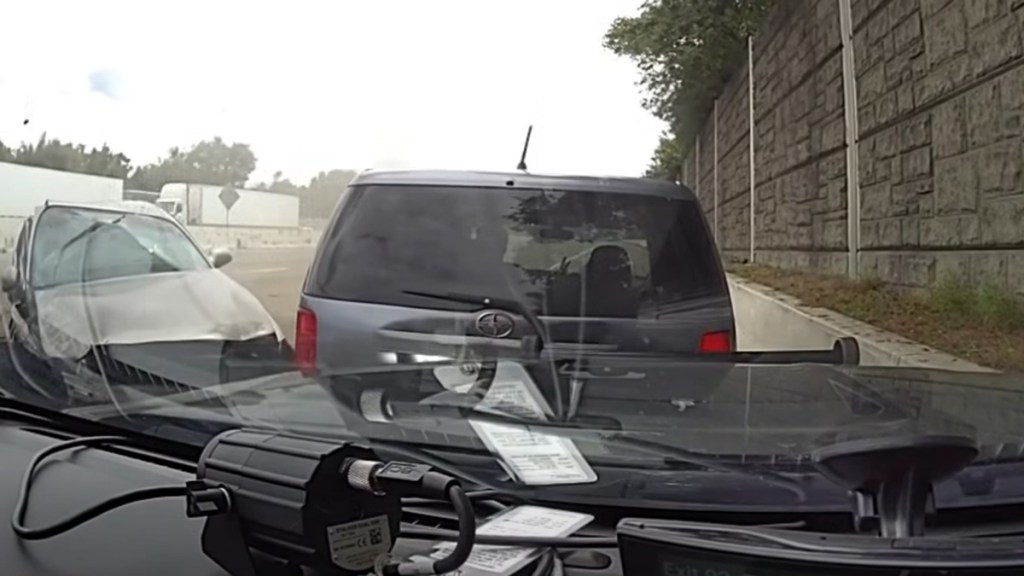 Car Smashes Police Cruiser Stunning Bodycam Footage Video Tennessee