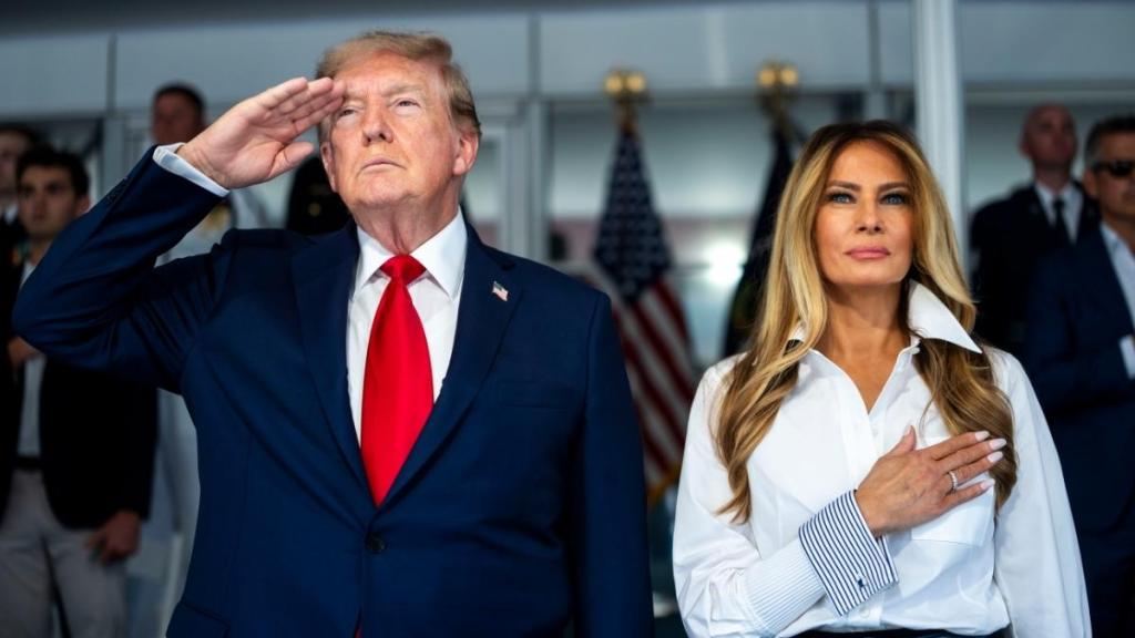 Donald Trump & Melania's Body Language at IndyCar Says a Lot About Their Relationship — Expert