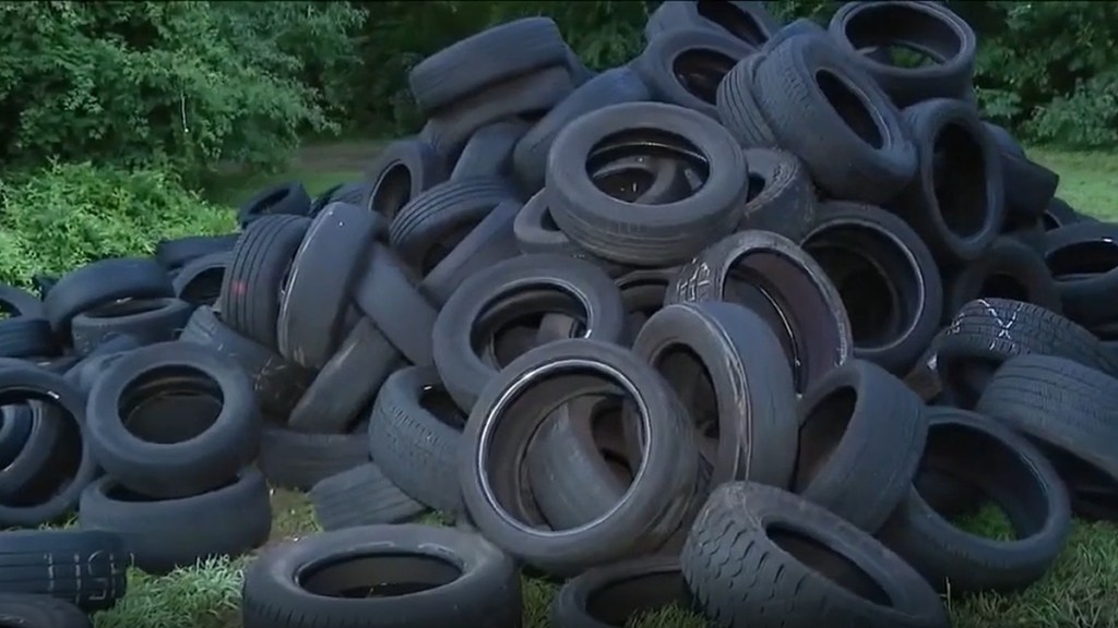 Drivers Facing 4 Million Dollars Fines Illegally Dumping Tires Park Philadelphia