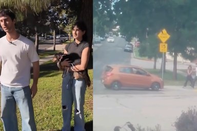 Road Rage Enraged Driver Asks Couple If They Speak English Run Over Los Angeles