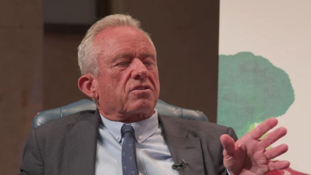 RFK Jr. Says He'll 'Literally Eat Anything,' Then Gets a Signal to Stop