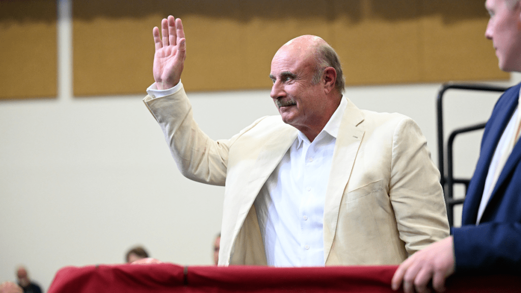 Dr. Phil amid a lawsuit from his former publicist alleging discrimination and wrongful termination