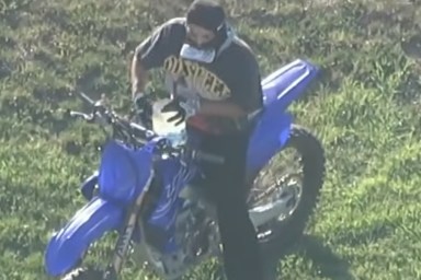 Teen Hides Trash Can Taunting Police Wild Chase Dirt Bike Los Angeles