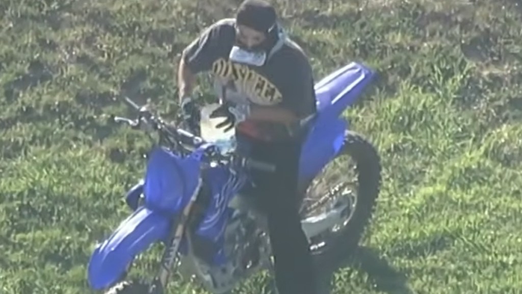 Teen Hides Trash Can Taunting Police Wild Chase Dirt Bike Los Angeles