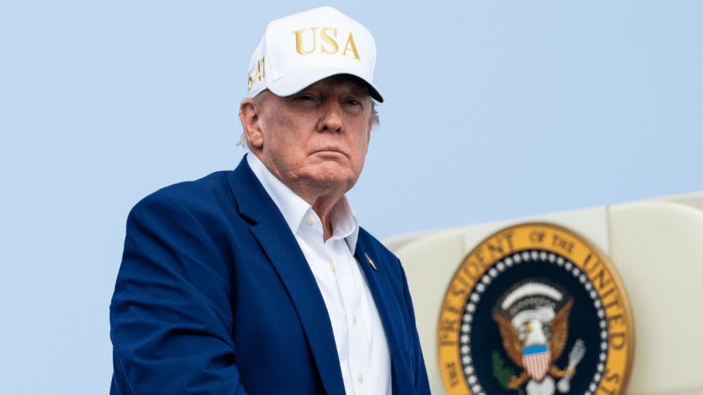 Donald Trump returns to the White House amid a legal challenge over ICC sanctions
