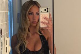 Alix Earle’s Glittering Black Dress Is Daringly Sheer From the Waist Down
