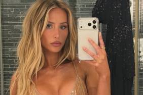 Alix Earle's Skimpy Thong Peeks Through Fully See-Through Micro Minidress